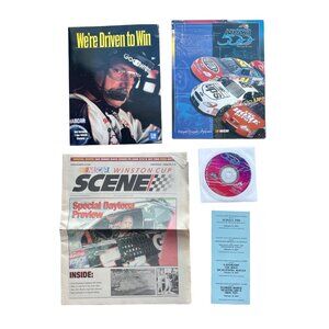 2001 NASCAR Busch Series Race WINSTON CUP DAYTONA 500 Memorabilla Set with CD